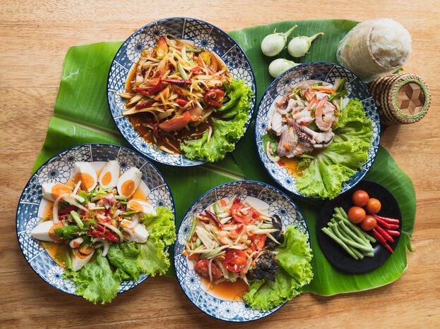 Learn about Thailand's rich culinary traditions as you sample and learn how to make authentic Thai dishes