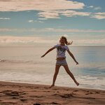 Play with the kids on the sandy beaches of the Azores