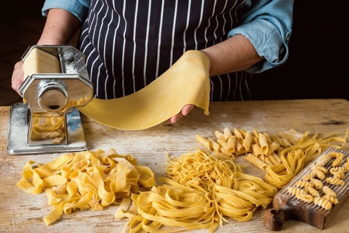 Pasta cooking class