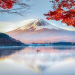 On Lake Kawaguchi, one of the Fuji Five Lakes, see Japan's natural beauty