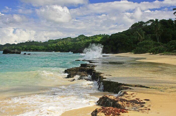 Playa Rincón on the Samaná peninsula, Dominican Republic
