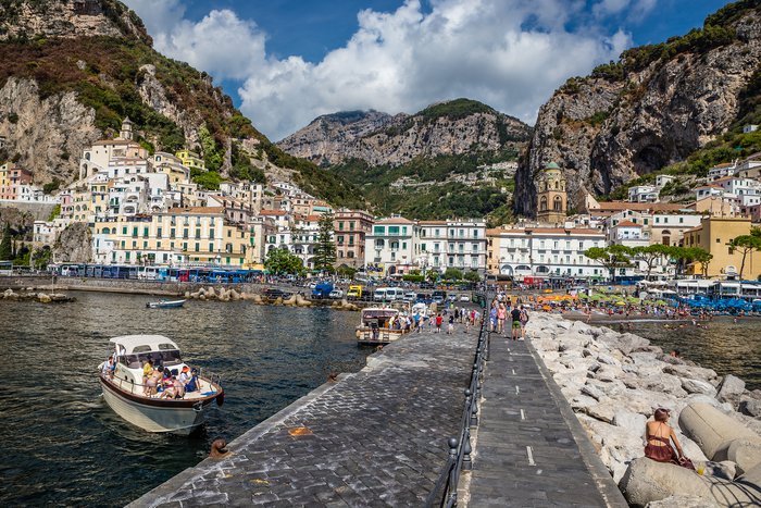 View of Amalfi, Italy