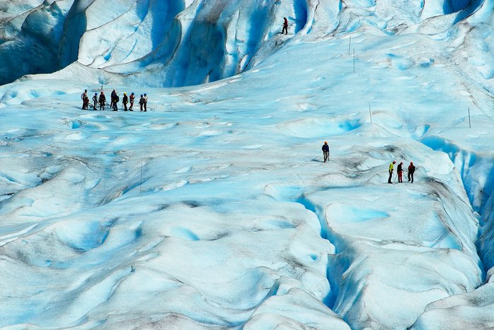 Short Blue Ice Hike