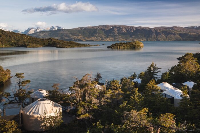 Experience "glamping" at South America's first luxury eco-camp in Chilean Patagonia (photo courtesy of Patagonia Camp)