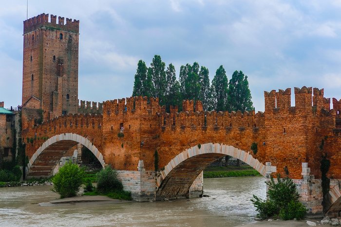 View of Verona and Adige River