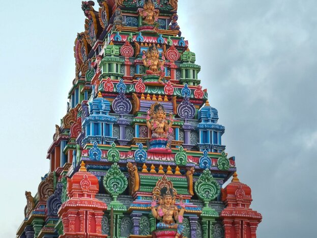 Colorful Hindu Sri Siva Subramaniya Temple in Nadi, Fiji