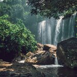 Waterfalls and forest at Mt. Phnom Kulen