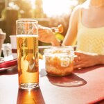 Relax in a Berlin biergarten with a local brew and currywurst