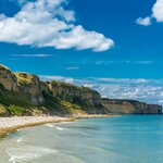 Located below the town of Vierville-sur-Mer, Omaha Beach saw some of the heaviest fighting on D-Day