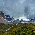 Views from the lookout point at the French Valley