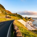 Kick off the trip in Northern Ireland as you drive along the scenic Antrim Coast