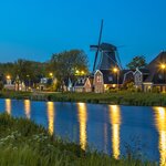 Reflections on the water in Alkmaar