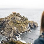Stop to enjoy views over the famous hermitage atop Gaztelugatxe