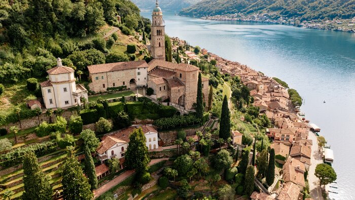 Morcote: picturesque village sights & gastronomy