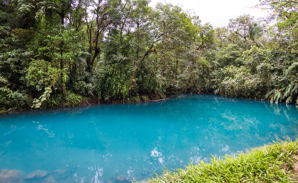 The Blue Lagoon at the Río Celeste