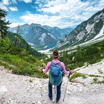 Enjoy views of Lago di Braies on your six-day hike through the Dolomites