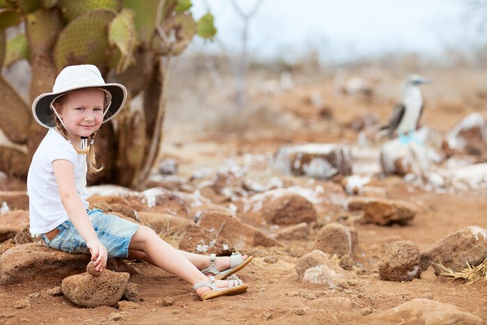 Take the kids to Ecuador's Galápagos Islands and spot exotic wildlife