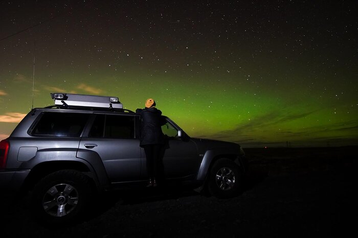Private Northern Lights Experience in Super Jeep