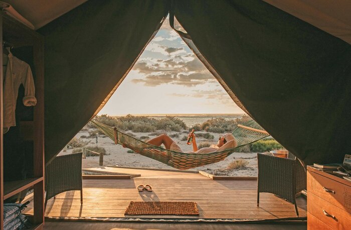 Explore the wilds of Western Australia from a luxury oceanside camp (photo courtesy of Sal Salis)