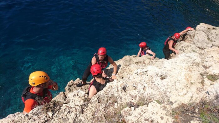 Mallorca Coasteering Adventure: Cliff Jumps, Zip Lines & Coastal Challenges
