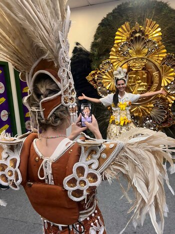 Behind the scenes of the carnival