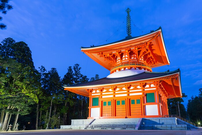 Konpon Daito Pagoda at Mount Koya