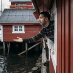 Wearing layers when you go out of doors, like to explore Norway's Lofoten islands, is key