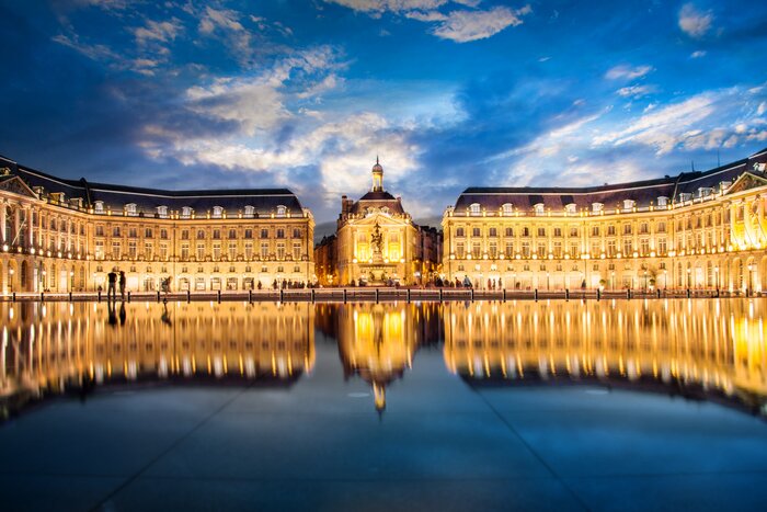 Take in the views of Place la Bourse in Bordeaux