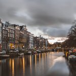 Dutch canals in winter
