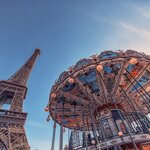 Eiffel Tower and carousel