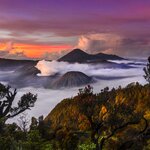 Sunrise over Indonesia's Mount Bromo