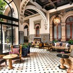 Enjoy time in the elegant Seville property (photo courtesy of Hotel Alfonso XIII)