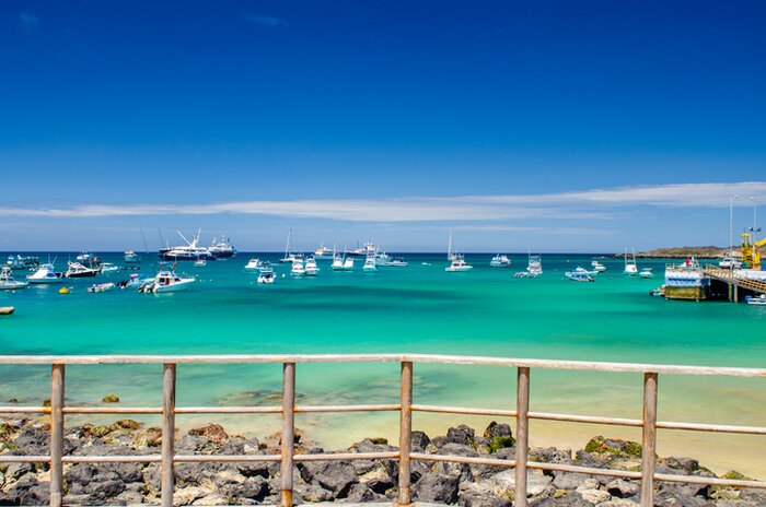 Fly from Quito to the Galápagos island of San Cristóbal