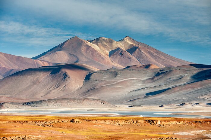 See the salt flats and volcanoes of Chile's Atacama Desert