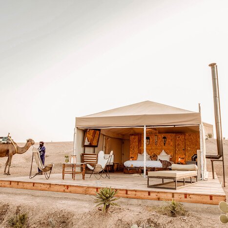 Marrakech to Agafay Desert with a Traditional Lunch in the Atlas Mountains