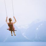 Children (and adults) will thrill to a swing over a Norwegian fjord