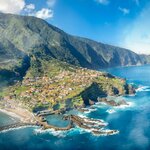 The magnificently situated town of Seixal on Madeira