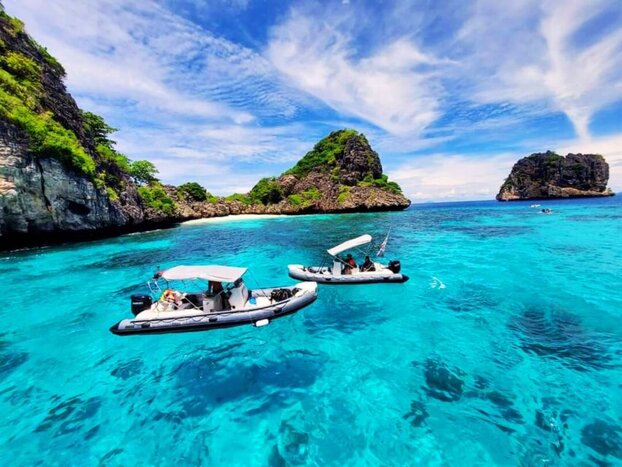 Koh Rok & Koh Haa Discovery with Snorkeling by Speedboat 