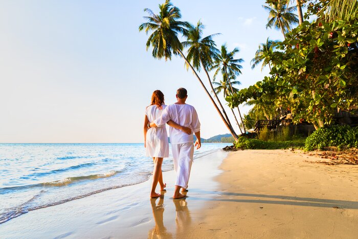 Finish your trip with romantic beach walks in Thailand