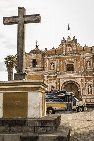 Villages Tour on Chicken Bus