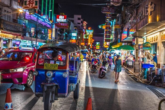 Night Street Food Tour After Dark by Tuk Tuk 
