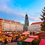 Enjoy the atmosphere of Germany's oldest Christmas market, the Striezelmarkt