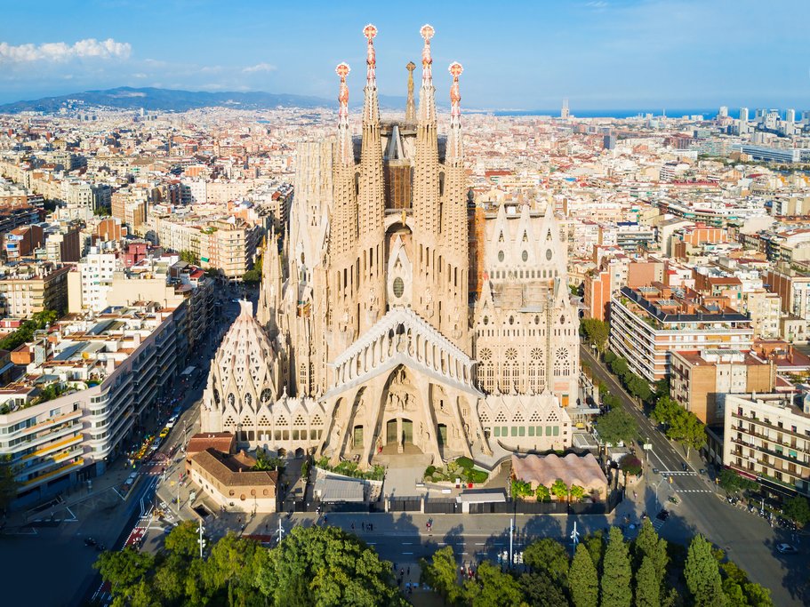 La Sagrada Familia, in Barcelona