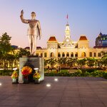 See the French colonial sights in Ho Chi Minh City, like the Saigon City Hall
