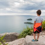 Hike with the whole family up Mount Maunganui in Tauranga for pretty views
