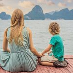 Spend time with your family exploring the emerald waters of Ha Long Bay