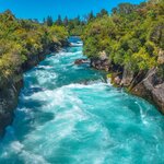 New Zealand's powerful Huka Falls