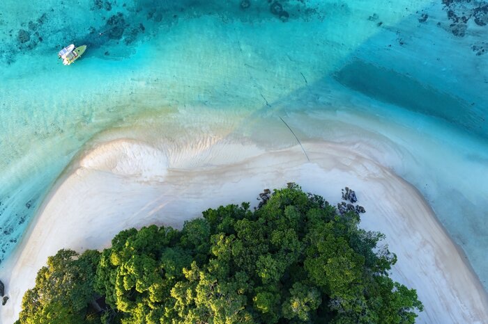Aerial view of beautiful Yucatán