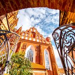 Check out the Francis of Assisi Gothic church among others in Vilnius' Old Town