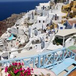 Whitewashed houses on Santorini